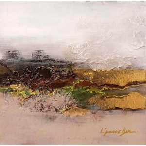 L'passo Benjamin, 12 x 12 Inch, Acrylic on Canvas, Abstract Paintings, AC-LPB-045 L'passo Benjamin, 12 x 12 Inch, Acrylic on Canvas, Abstract Paintings, AC-LPB-045